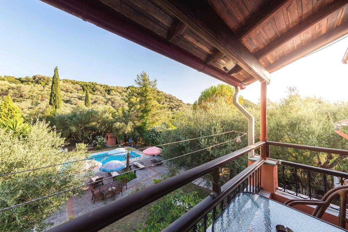 Mimosa Apartments With Pool Paleokastritsa Bagian luar foto